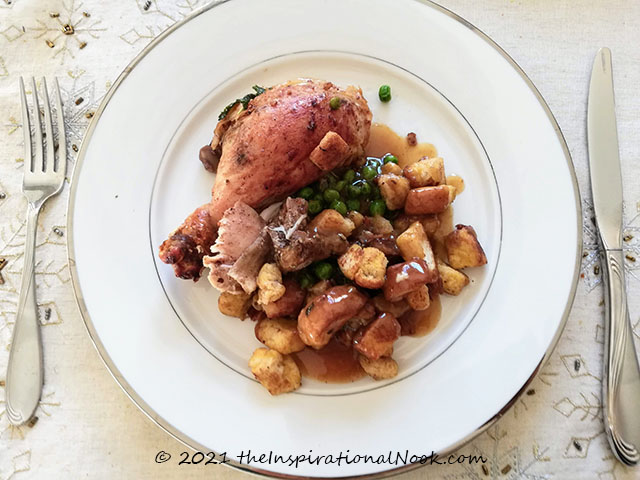 Anglo Indian Roast Chicken and Stuffing, Christmas