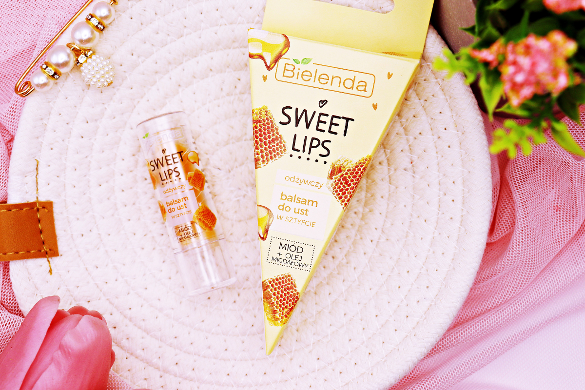 Bielenda Sweet Lips Odżywczy balsam do ust miód + olej migdałowy