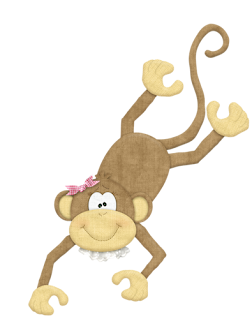 Monkeys and Bananas Clip Art