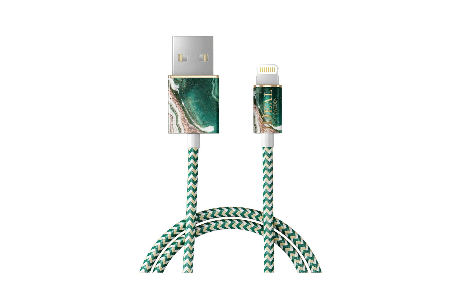 Ideal of Sweden Fashion Charger - Golden Jade Marble