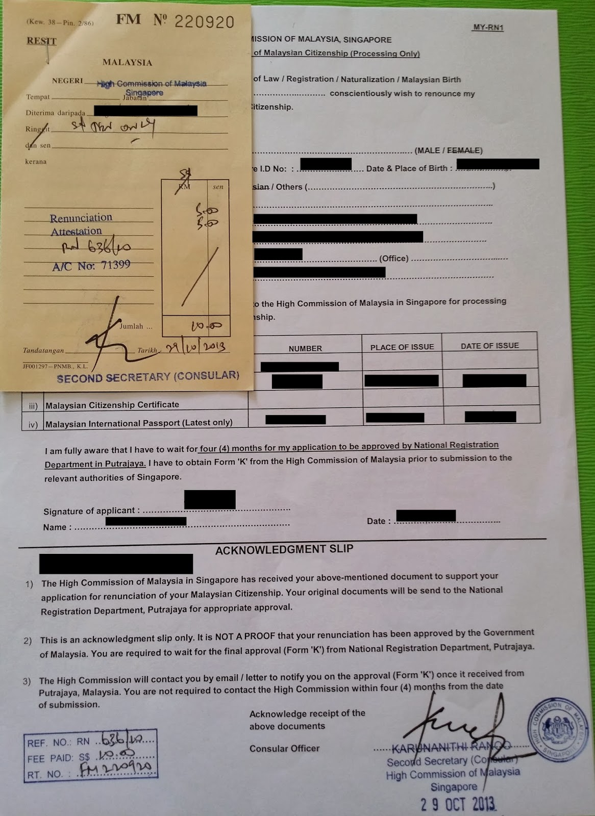 World Without Strangers: Singapore Citizenship Registration