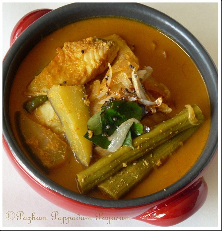 Fish with raw mango curry