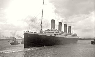 Fotografía del Titanic en 1912