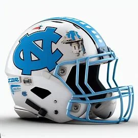 North Carolina Tar Heels Star Wars Concept Helmet