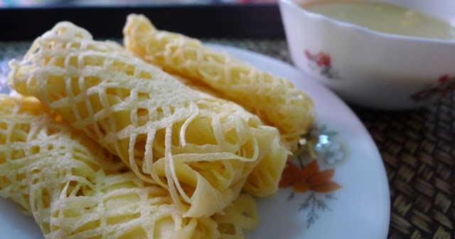 Dari Dapur Ezzah: Roti Jala Kuah Durian