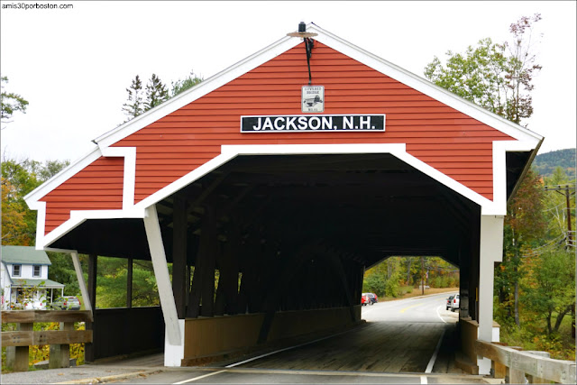 Honeymoon Covered Bridge en Jackson, New Hampshire