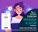 Paket 500 Artikel SEO Promo 6 Juta