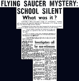 Rare Audio for 1966 Mass UFO sighting in Melbourne