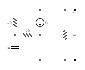 Circuit used for superposition analysis
