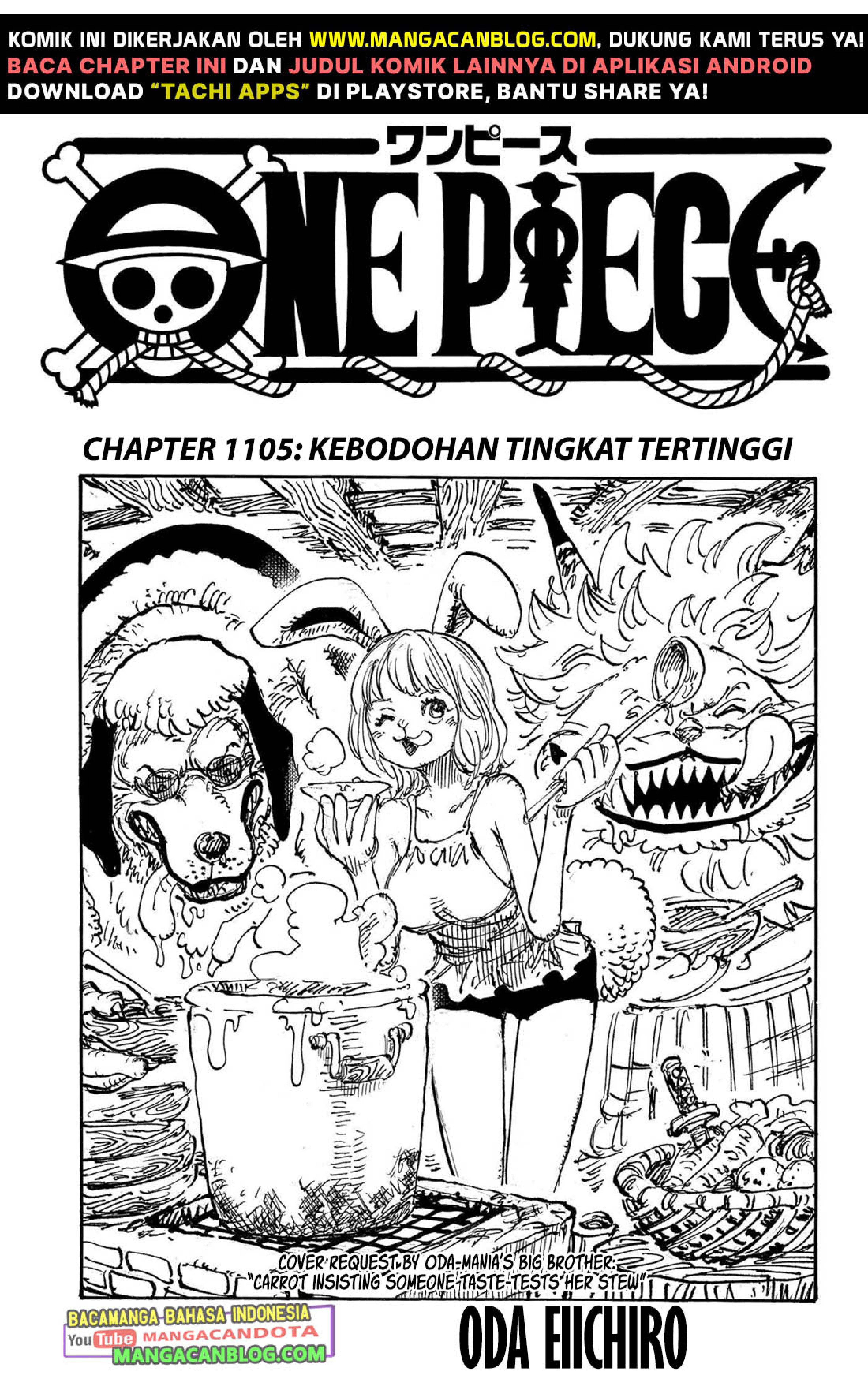 Manga One Piece Chapter 1105 Bahasa Indonesia