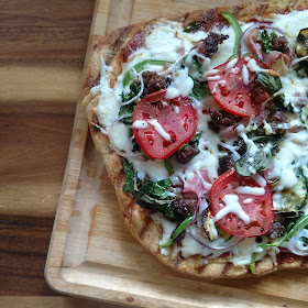 Grilled Pizza - OnMyPlateBlog