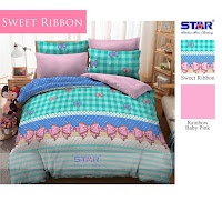 sprei star sweet ribbon