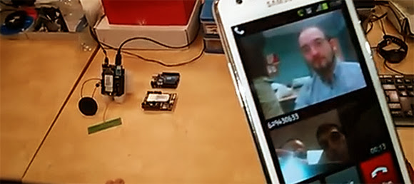 Video phone Arduino shield