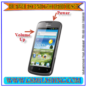 HUAWEI ASCEND G300 HARD RESET AND REMOVE PATTERN LOCK CODE