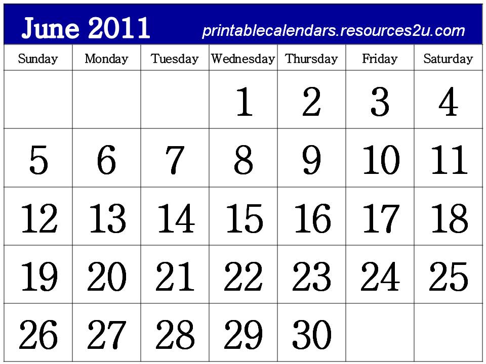 june 2011 calendar printable. june 2011 calendar.