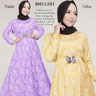 Bursa Grosir Busana Muslim Tanah Abang: BM11201 Long Dress 