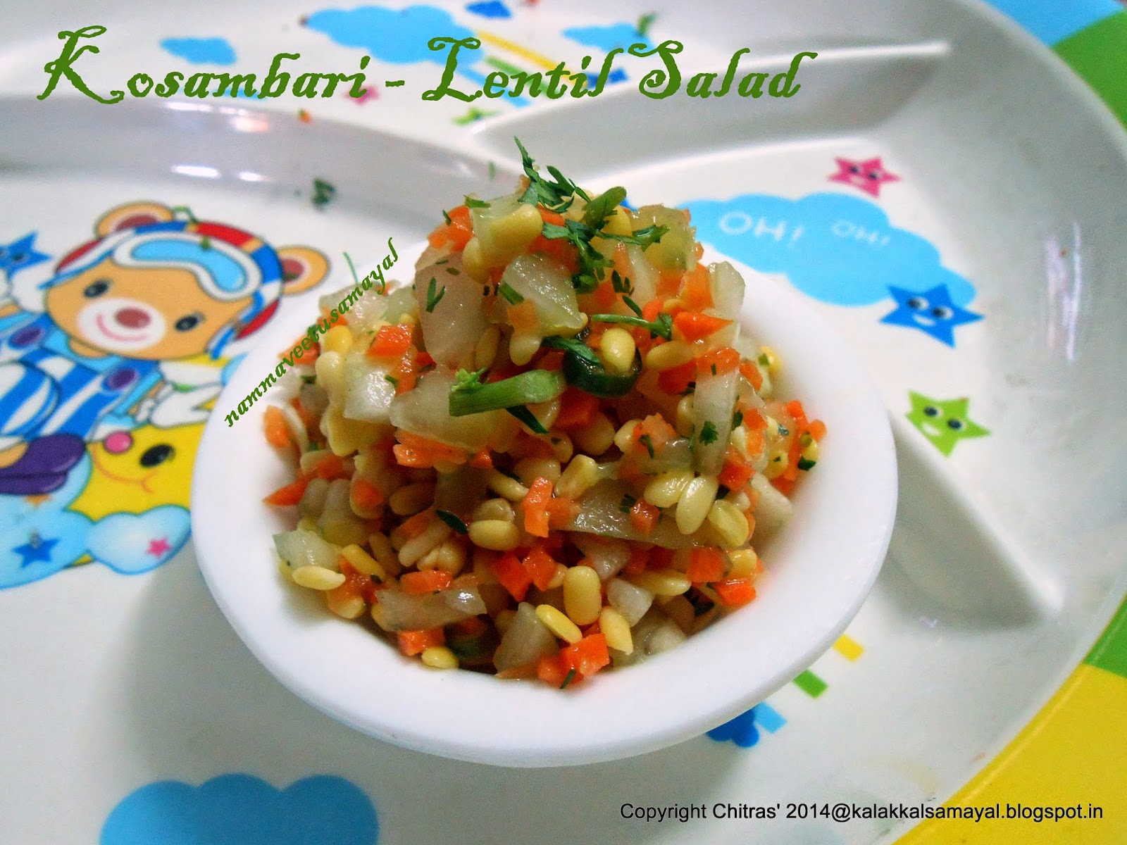 Kosambari [ Lentil Salad ]