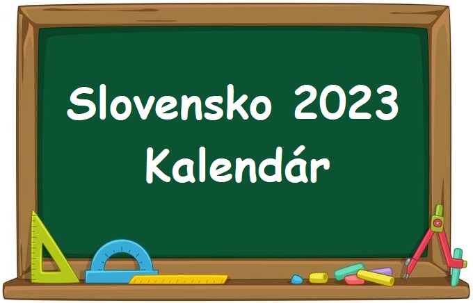 Slovakia Printable Calendar for year 2023 along with Holidays and Moon Phases
