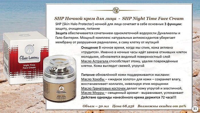 SHP ночной для лица Доктор Нона