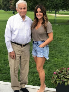 Alison Victoria with her father