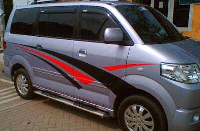 Model Cutting Sticker Mobil Suzuki Apv Keren