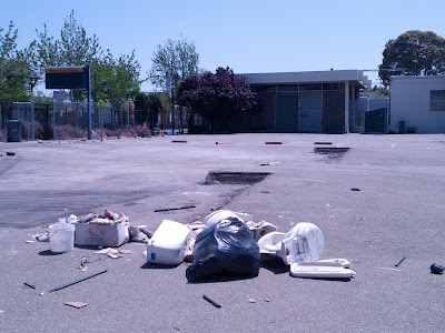 Future Site of the Emeryville Center for Community Life as Seen in April 2013