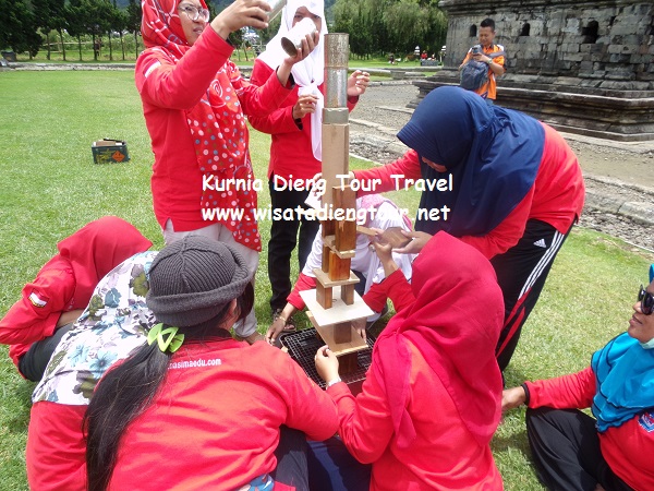 permainan outbound dieng bersama nasima semarang