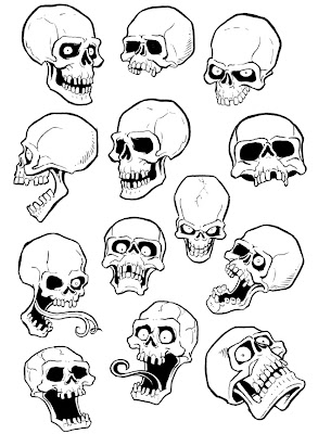 Skull Tattoo Designs on Kw Monsters Blog Of Evil  Skull Tattoo Designs