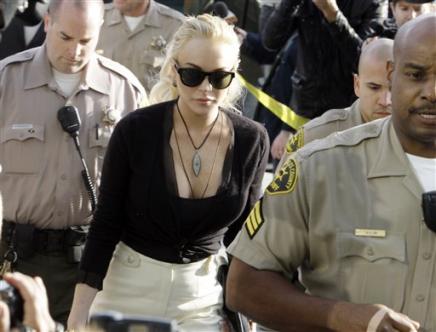 lindsay lohan 2011 jail. Lindsay Lohan Gets Sentenced