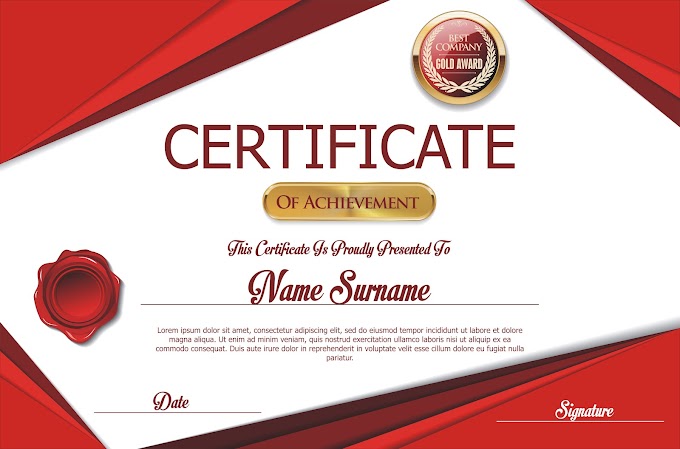 Certificate of Achievement  3