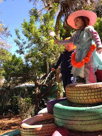 tire tower, childrens garden sarasota