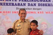 Dirangkaikan Peringatan Hari Anak Nasional,  Bupati Wajo Buka Kampanye Perlindungan Anak