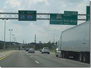 On ur way just past Tennessee.