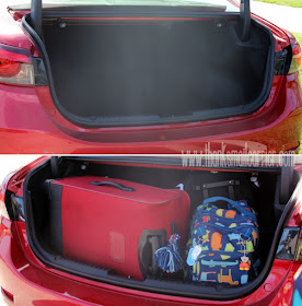 Mazda6 trunk space
