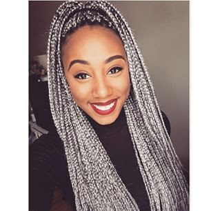 Latest Grey Braided Hairstyles 2022.