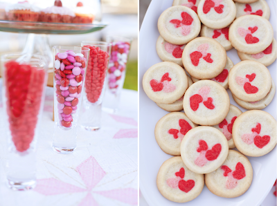 Semplicemente Perfetto cuori rosso picnic san valentino