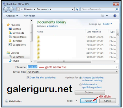 Tips Cara Merubah File Word Kedalam File PDF1
