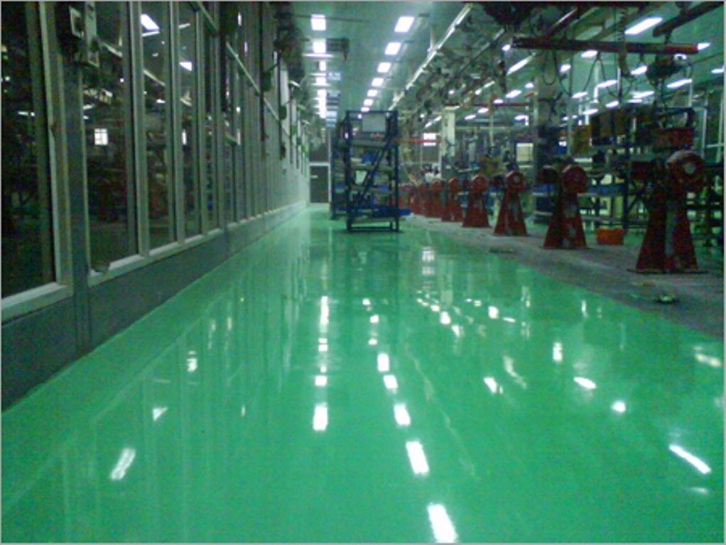  epoxy  floor lantai  gudang dan lantai  ruang produksi