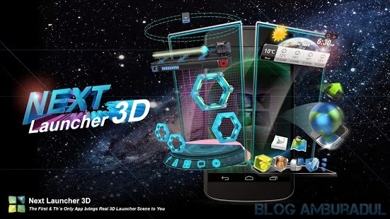 Download Next Launcher 3D v2.07 Apk