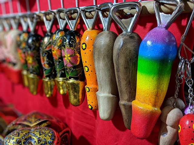 Penis-shaped bottle openers in Chiang Mai, Thailand