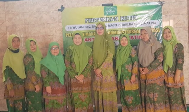 Pelatihan Manajemen Administrasi Organisasi Di Pertemuan Triwulan Muslimat NU, Narasumber Sekjen Pergunu Buleleng