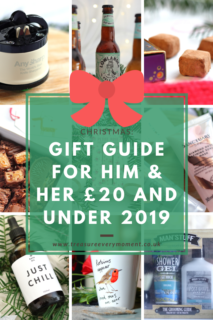 CHRISTMAS: Gift Guide for Him & Her £20 and Under 2019