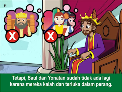 Komik Alkitab Anak: Raja Daud dan Mefiboset