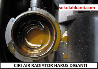 ciri air radiator harus diganti