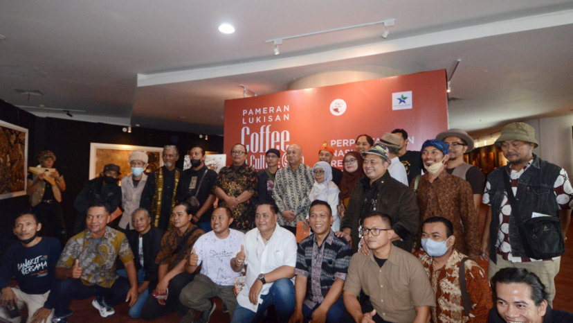 Coffee in Culture Heritage Pameran Lukisan Komunitas Pelukis Kopi, Ekspresi Kebanggaan Kopi Indonesia