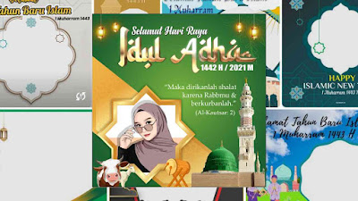 Twibbon 1 muharram 1443 hijriah tahun baru islam