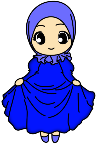 Freebies Doodle Muslimah Mini Skirt