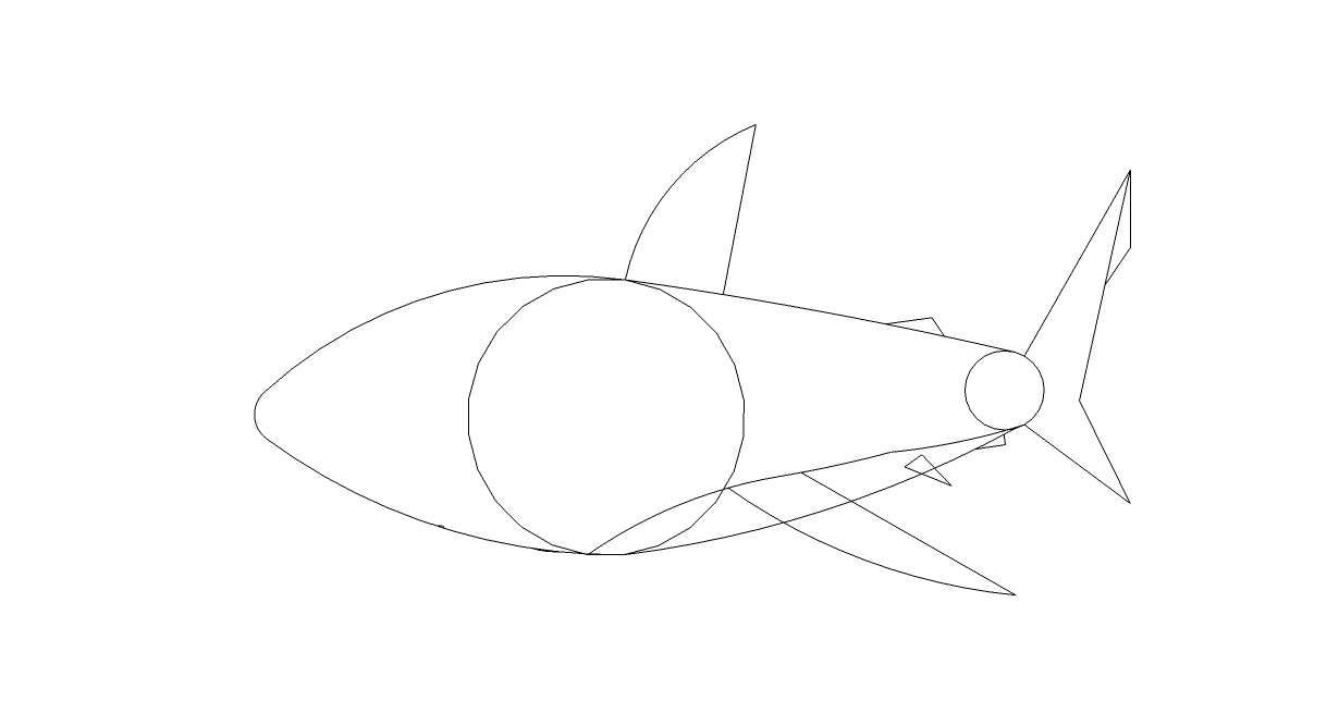 Belajar Menggambar MENGGAMBAR IKAN HIU