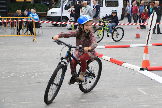 Circuito ciclista en Herriko Plaza en 2017
