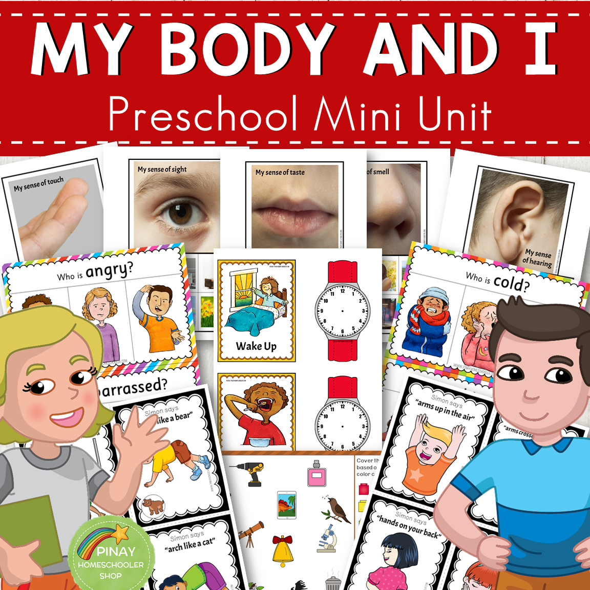 Human Body Preschool Mini Unit